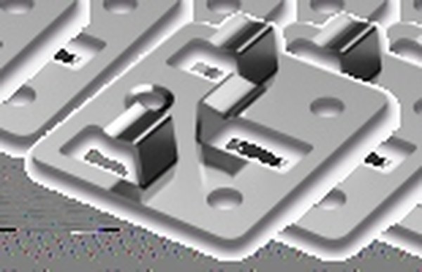 Klips DECKFIX z wkrętem do aluminium BRUGGAN